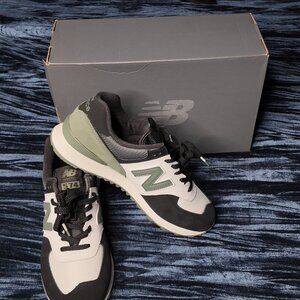 New Balance, Size Mens 9, Black/White/Army Green